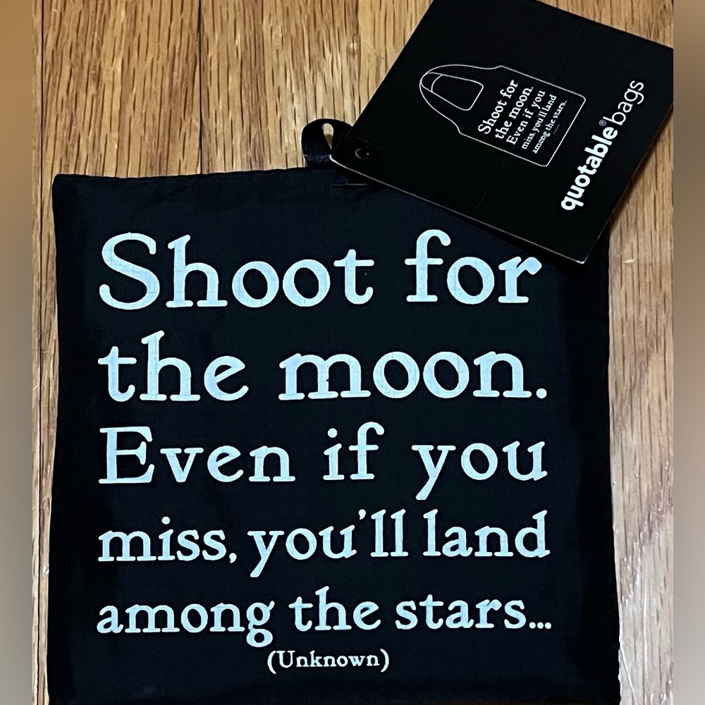 Quotable Fold-Up Bag-NWT